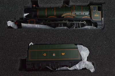 Lot 157 - Bachmann boxed 00 Gauge 9ct Gold Plated GWR green Hall 6960 'Ravingham Hall' Locomotive and Tender