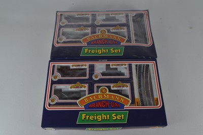 Lot 161 - Bachmann boxed 00 Gauge pair of London Transport Pannier Tank Train Sets
