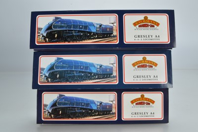 Lot 172 - Bachmann boxed 00 Gauge BR green Class A4 Locomotives and Tenders (3)