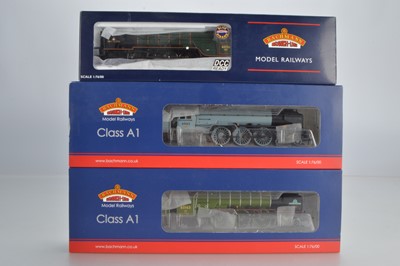 Lot 178 - Bachmann boxed 00 Gauge BR Class A1 Locomotives and Tenders (3)