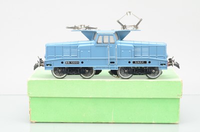 Lot 672 - French Hornby O Gauge TZB Overhead Electric SNCF, Blue, N0 BB 13001