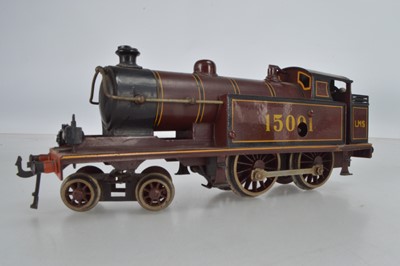 Lot 704 - A Bing for Bassett Lowke O Gauge -4-4-0, LMS Lined Maroon 15001