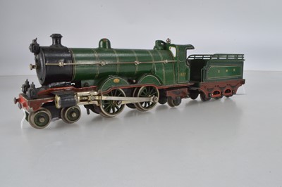 Lot 706 - A Marklin O Gauge 4-4-2 Loco and Tender, GNR, No 1427