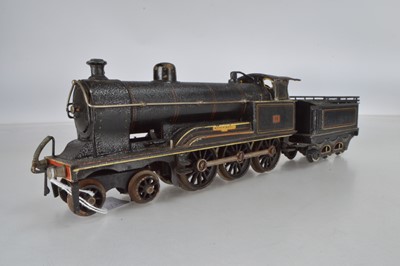 Lot 708 - A Marklin O Gauge 4-6-0 Loco and tender, ' Experiment', No 66