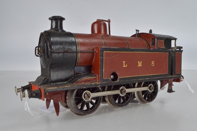 Lot 712 - A Marklin O Gauge -0-6-0 LMS Tank Locomotive, T.M 1020 to rear