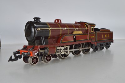 Lot 719 - A Bing  O Gauge 4-6-0 Locomotive and Tender, LMS 'Royal Scot', No 6508