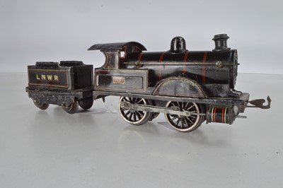 Lot 723 - Bing O Gauge 0-4-0 loco and tender, LNWR,' George the Fifth', No 2663