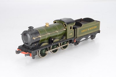 Lot 731 - Bing for Bassett Lowke 0-6-0 Locomotive and Tender Great Western Lined Green, No 4460