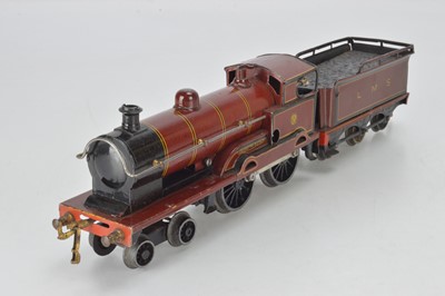Lot 742 - Bing for Bassett Lowke 4-4-0 Locomotive and Tender, LMS, 'George the Fifth'