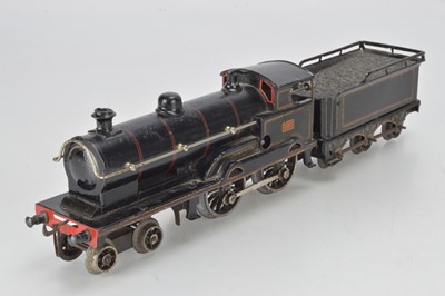 Lot 745 - Bing O Gauge 4-4-0, Locomotive and tender, L&NWR, 'George the Fifth, No 2663