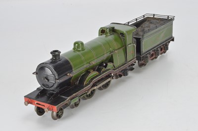 Lot 750 - Marklin O Gauge 4-4-2 Locomotive and Tender, GNR (Great Northern Railway) No 1442