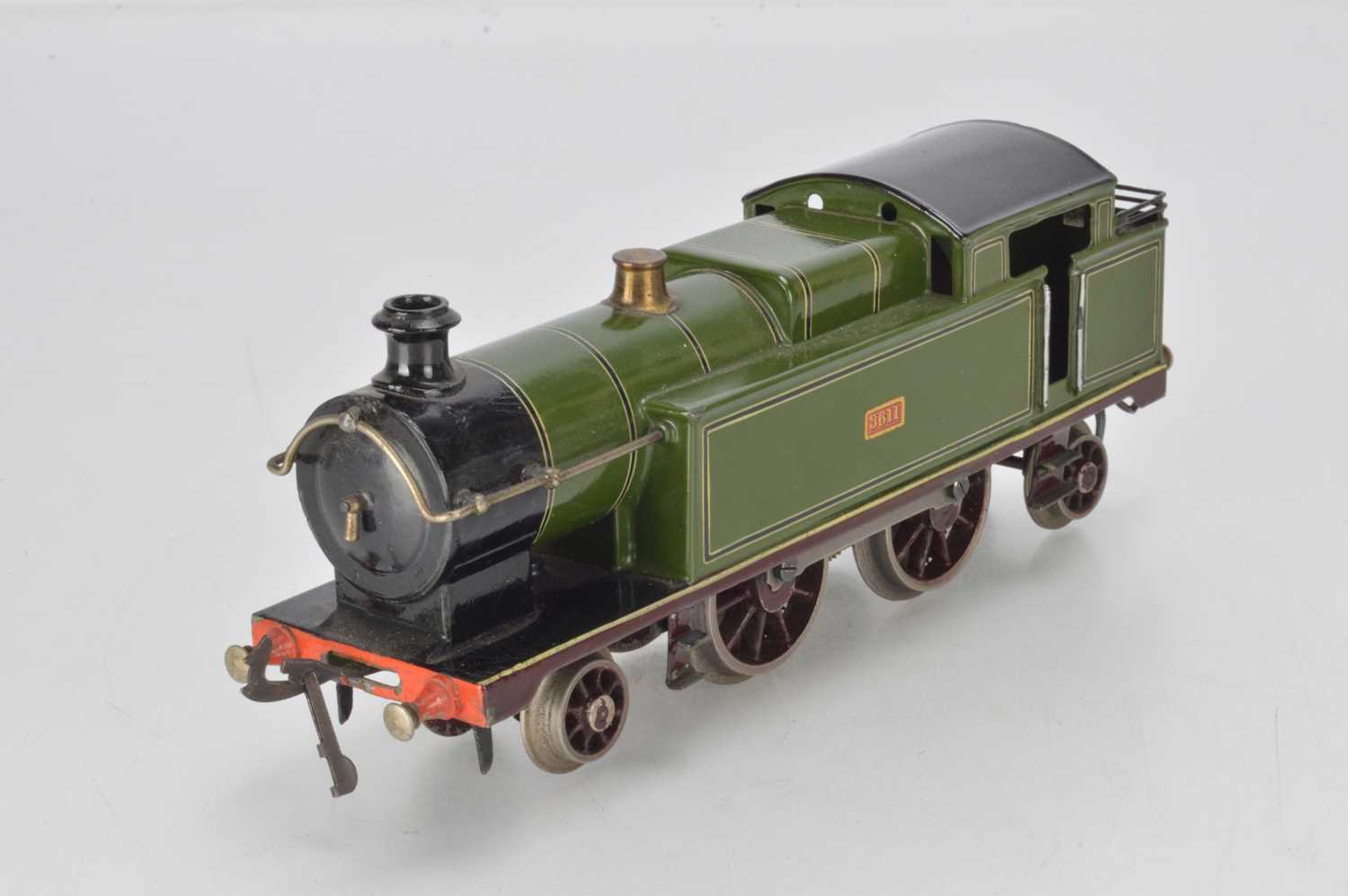 Lot 758 - Bing for Bassett Lowke O Gauge, 2-4-2 GWR, Tank Locomotive, No 3611