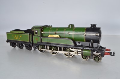 Lot 764 - Bing O Gauge 4-6-0 Locomotive and tender, LNER 'Flying Fox', No 4472