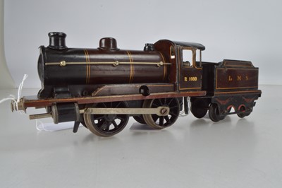 Lot 771 - Marklin O Gauge '0-4-0', Locomotive and tender LMS lined maroon, No R1030