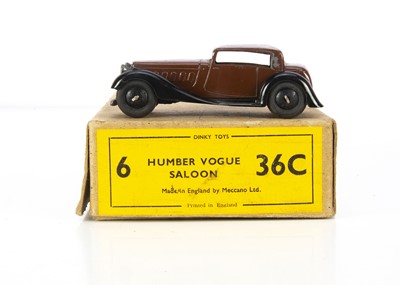 Lot 2 - A Dinky Toys 36c Humber Vogue Saloon Trade Box