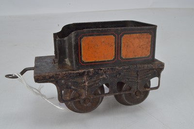 Lot 847 - Bing O gauge tender for the 'LB&SCR', with Bing logo to underside and GBN to the rear
