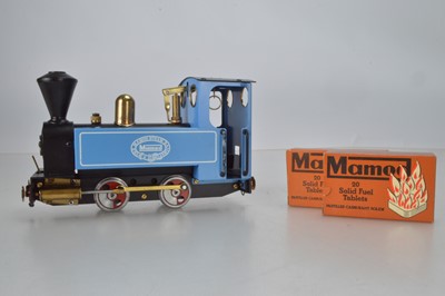 Lot 879 - Mamod live steam SL2 0-4-0 SL2 steam Locomotive in Blue