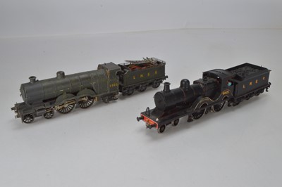 Lot 887 - A kit / scratch built heavy metal 4-4-2 Locomotive and tender, LNER, No 2822, and a 4-4-0 Locomotive and tender, LNER 'Queen Mary', No 6021 (2)