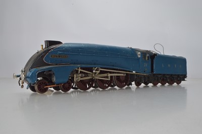 Lot 897 - A kit / Scratch built 4-6-2 Locomotive and tender class A4 LNER 'Wild Swan', No 21