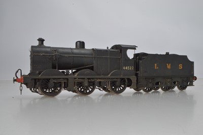Lot 901 - Kit  / scratch built 0-6-0 Locomotive and Tender,LMS, Fowler 4F class in black, No 44522