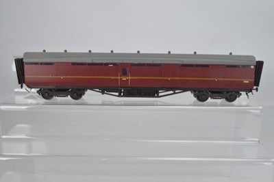 Lot 909 - CRT or similar professionally built and painted LNER/BR Full Brake lined maroon, E106E
