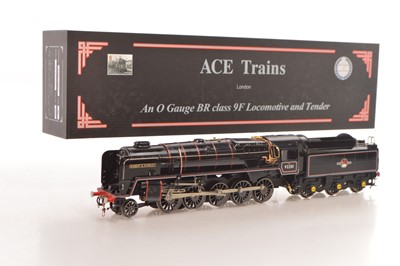 Lot 957 - Ace trains 0 Gauge modern issue E/28 BR class 9F Locomotive "Robert A. Riddles" 2-8-0