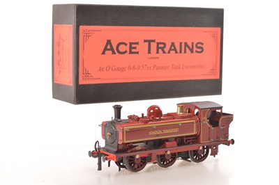 Lot 960 - Ace trains 0 Gauge modern issue E/21 London Transport Class 5700 Pannier Tank Locomotive