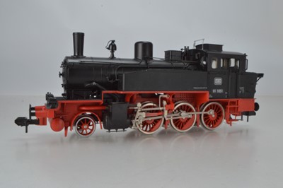 Lot 989 - Marklin Gauge I modern issue,  2-6-0, Deutsche Bundesbahn (DB) Tank Locomotive, No 91-1651, finished in black and Red