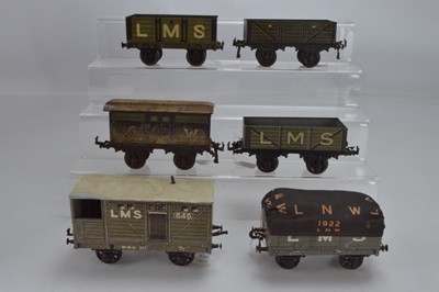 Lot 994 - Marklin/ Bassett Lowke and Bing Gauge 1 rolling stock (6)