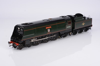 Lot 997 - Aster Gauge 1 Live steam 4-6-2, locomotive and tender, Southern railway West Country Class, 'Seaton', No 34020