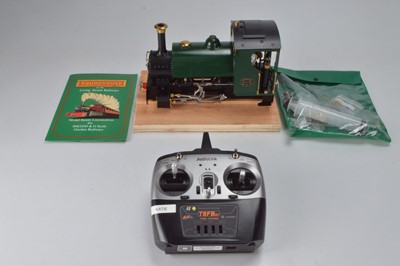 Lot 1015 - Roundhouse Live Steam O Gauge 0-4-0 saddle tank,  ' Katie'