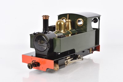 Lot 1016 - Accucraft Live Steam O Gauge 0-4-0, Freelance side tank ' Caradoc'