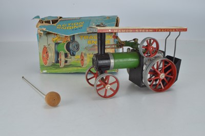 Lot 1031 - Mamod TE1A Live steam traction Engine with origial box