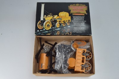 Lot 1033 - Hornby 3 1/2 inch gauge static 'Stephensons Rocket' locomotive and tender kit (non-working model)