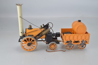 Lot 1034 - Hornby 3 1/2 inch guage live steam 'Stephensons Rocket' with tender