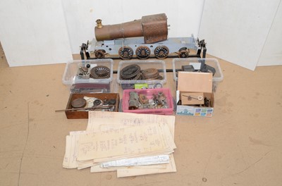 Lot 1048 - A part-built 5 inch gauge GWR 4500 Class 2-6-2 tank locomotive (6+)