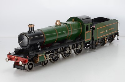Lot 1050 - A 3 1/2 inch gauge GWR (Great Western Railway) 4-6-0 class locomotive