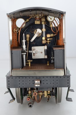 Lot 1051 - A professionally-built and painted 3 1/2" gauge T9 class 4-4-0 locomotive and tender (2)