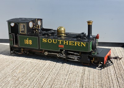Lot 1052 - A professionally-built and painted 3 1/2 inch gauge Lynton and Barnstaple Railway narrow gauge 2-6-2 tank locomotive
