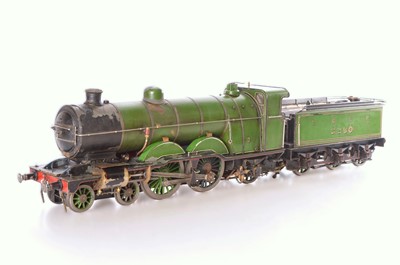 Lot 1053 - 3 1/2" Inch Gauge LBSC "Maisie"4-4-2 Locomotive & Tender LNER Green C1 Atlantic No 3280