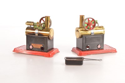 Lot 1059 - Mamod Minor MM2 Stationary Steam Engines (2) 