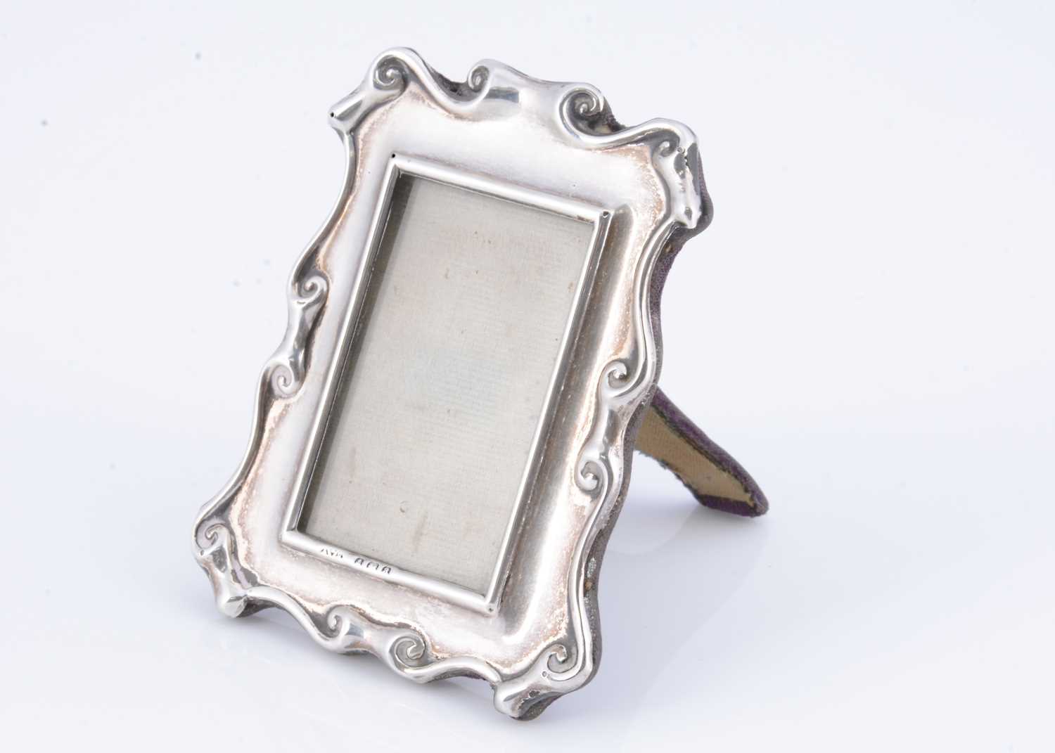 Lot 24 - A Victorian silver photograph frame