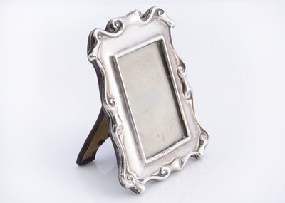 Lot 24 - A Victorian silver photograph frame