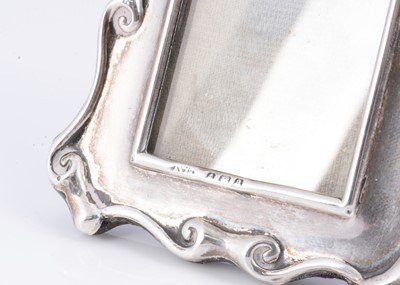 Lot 24 - A Victorian silver photograph frame