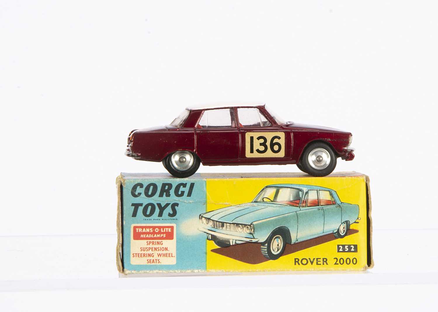 Lot 38 - A Corgi Toys 322 Rover 2000 In Monte Carlo Trim