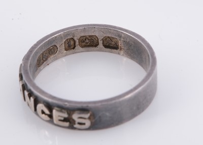 Lot 87 - An Victorian child's ring marked FRANCES