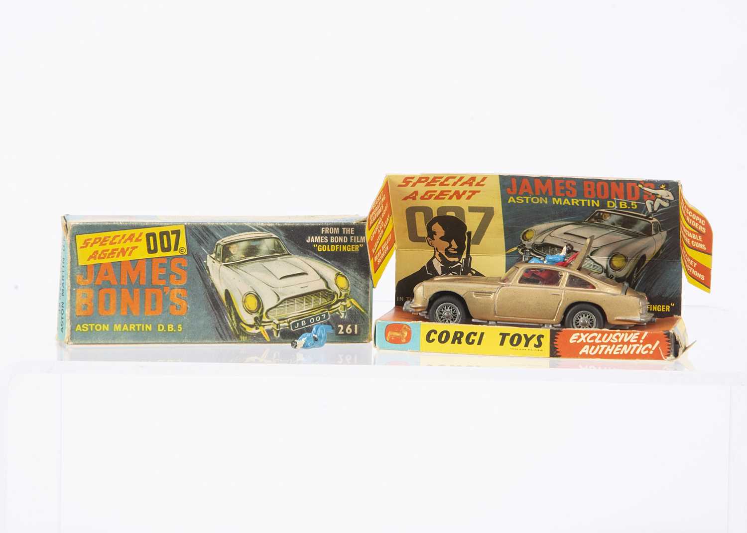 Lot 43 - A Corgi Toys 261 James Bond's Aston Martin D.B.5