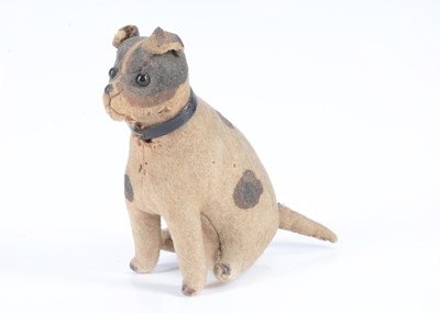 Lot 8 - An early Steiff seated felt pointer dog, circa 1904
