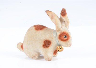 Lot 10 - A fine and tiny Steiff velvet rabbit, circa 1906
