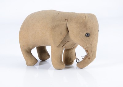 Lot 22 - An early German felt standing elephant, 1905-10
